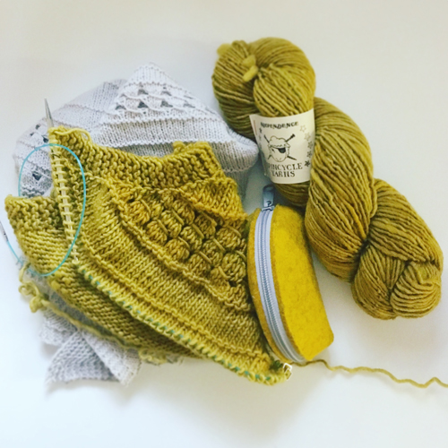 Andrea Rangel's Current Knitting Work in Progress