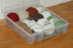 The ArtBin Super Satche 1-Compartment Is an Ideal Craft Organizer for Organizing Yarn and Other Craft Supplies.