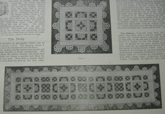 Mary Card Crochet Project From the October 1918 Issue of Needlecraft Magazine