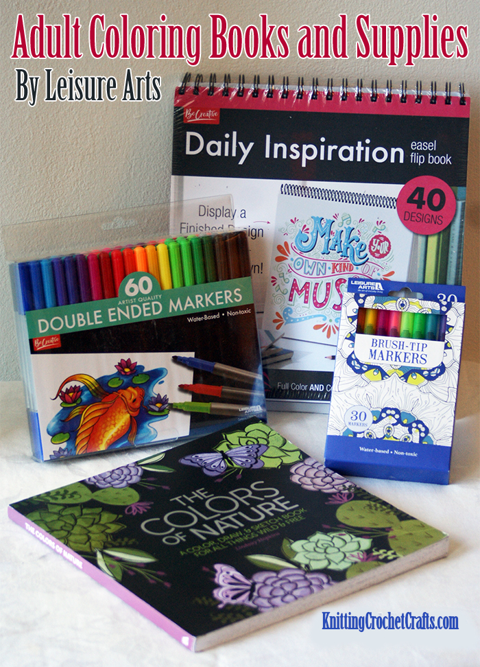 Adult Coloring Books and Supplies by Leisure Arts
