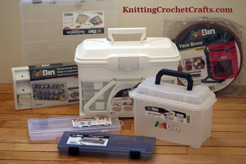  Craft Organizers Make Fantastic Christmas Gifts for Crocheters and Knitters. This Photo Shows Some of My Favorite High-Quality, Gift-Worthy Craft Organizers by ArtBin. The Links Below Take You to Our Product Reviews Featuring More Details About Each Organizer.
