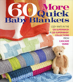 If you need some GORGEOUS, playful and fun new baby blankets, click the photo above to shop for one of the hottest new baby blanket pattern collections available! This book is called 60 More Quick Baby Blankets Book. It's published by Sixth&Spring Books.