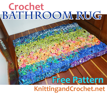 Crochet Bathroom Rug -- Free Pattern