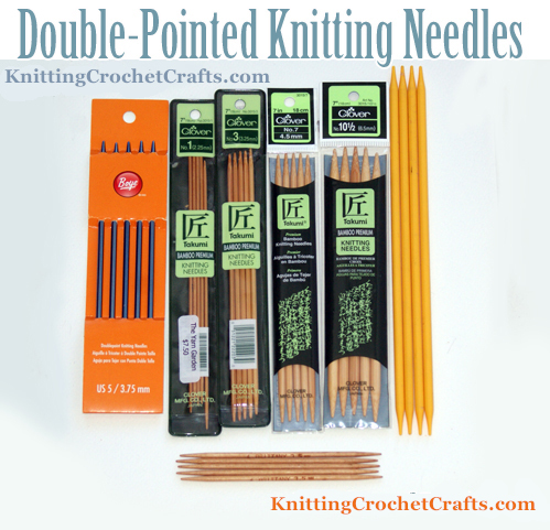 Double-point knitting needles (DPNs) typically have points on both ends. DPNs do not have any stoppers. This is because you need to be able to move stitches from one DPN to another from both sides of each needle.DPNs usually come in sets of 4-5 needles.