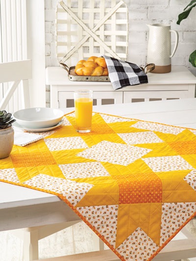 The pattern for this lovely quilt is included in Farmhouse-Style Quilting, published by Annie's.