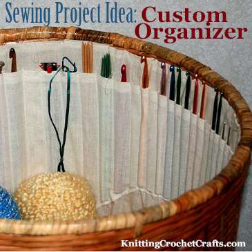 Here's a Unique Sewing Project Idea: Make Yourself a Beautiful, Custom-Crafted Craft Organizer.