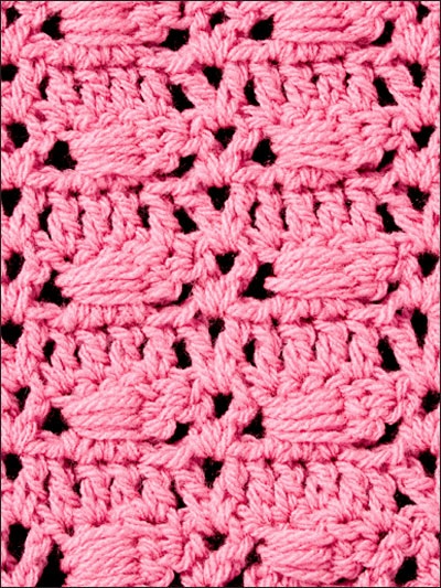 Crochet Stitch Pattern From the Book 50 Stitches for Afghans, Published by Annie's Crochet