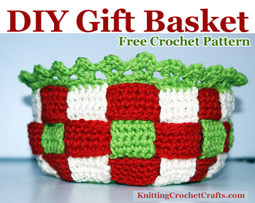 DIY Gift Basket Crochet Pattern