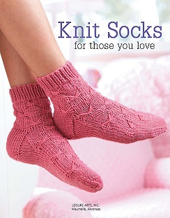 Knit Socks for Those You Love: 11 Family-Friendly Sock Designs in a Variety of Sizes, a knitting pattern book by Edie Eckman, published by Leisure Arts
