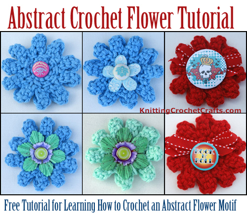 Abstract Crochet Flower Tutorial