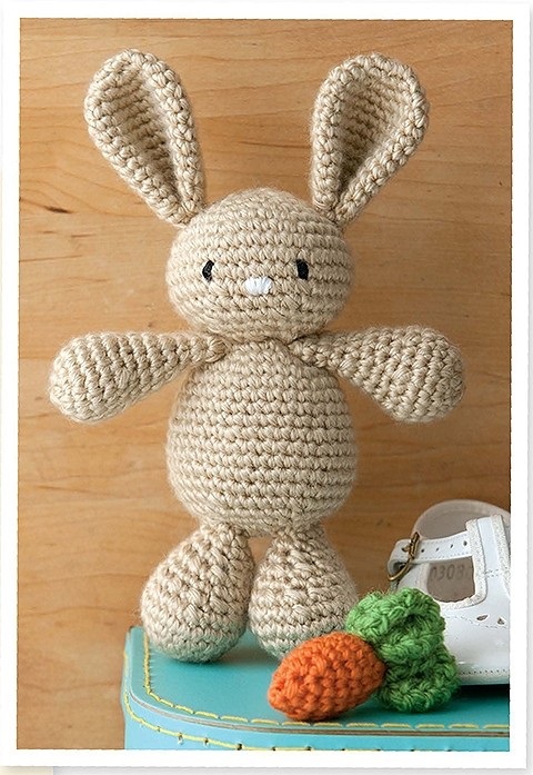 Bunny Amigurumi Crochet Pattern From Amigurumi: An Adorable Collection, Published by Leisure Arts