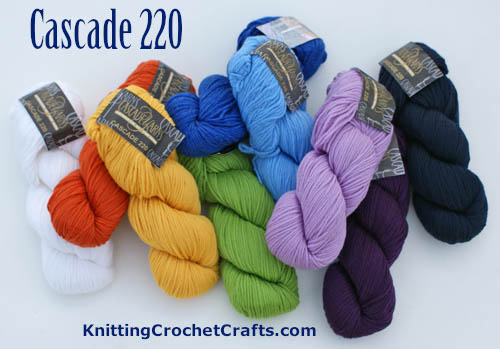 Cascade 220 Worsted Weight Wool Yarn