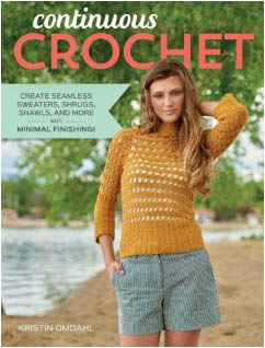 Continuous Crochet by Kristin Omdahl, Published by Interweave -- 2 of the 21 crochet patterns in this book feature Cascade 220 as the suggested yarn.