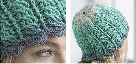 The Crochet Cap from Self-Striping Projects by Bonnie Barker, Published by Leisure Arts