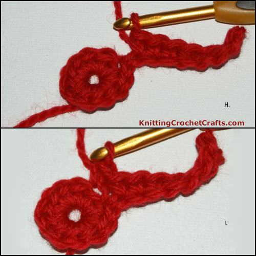 Abstract Crochet Flower Tutorial -- Work-In-Progress Pictures