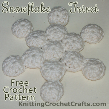 Crochet Snowflake Trivet: Free Pattern and Step-By-Step Tutorial