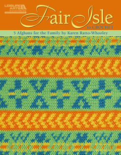 Fair Isle to Crochet is a pattern book filled with spectacular blanket patterns, all of which are finished with eye-catching fringe. I highly recommend this book!