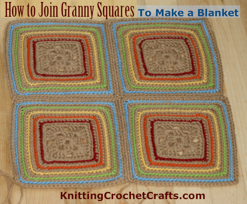 How to Join Granny Squares to Make a Blanket