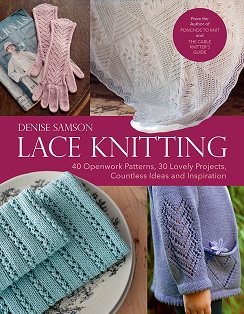 Lace Knitting Book by Denise Samson, Published by Trafalgar Square Books