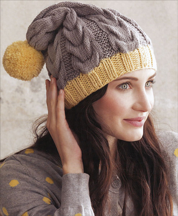 Lucky Hat Knitting Pattern Designed by Tracy Purtscher, From the Book Dimemsional Tuck Knitting, Published by Sixth&Spring Books