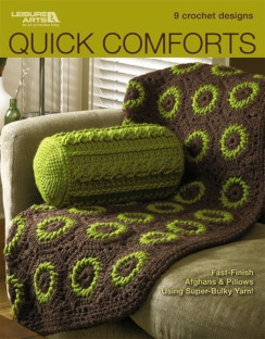 Quick Comforts Crochet Pattern Book Published by Leisure Arts