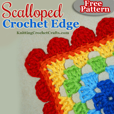 Scalloped Crochet Edge: Free Crochet Pattern