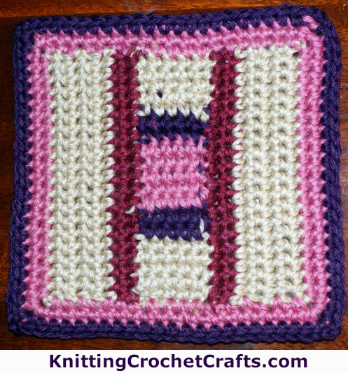 Color Block Afghan Square: Free Crochet Pattern