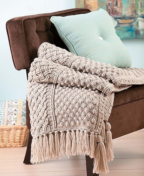 The Shannonbrae Crochet Afghan Pattern From Crochet Afghan Revival, Published by Leisure Arts