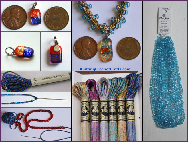 Supplies Needed for Crocheting the Beaded Necklace