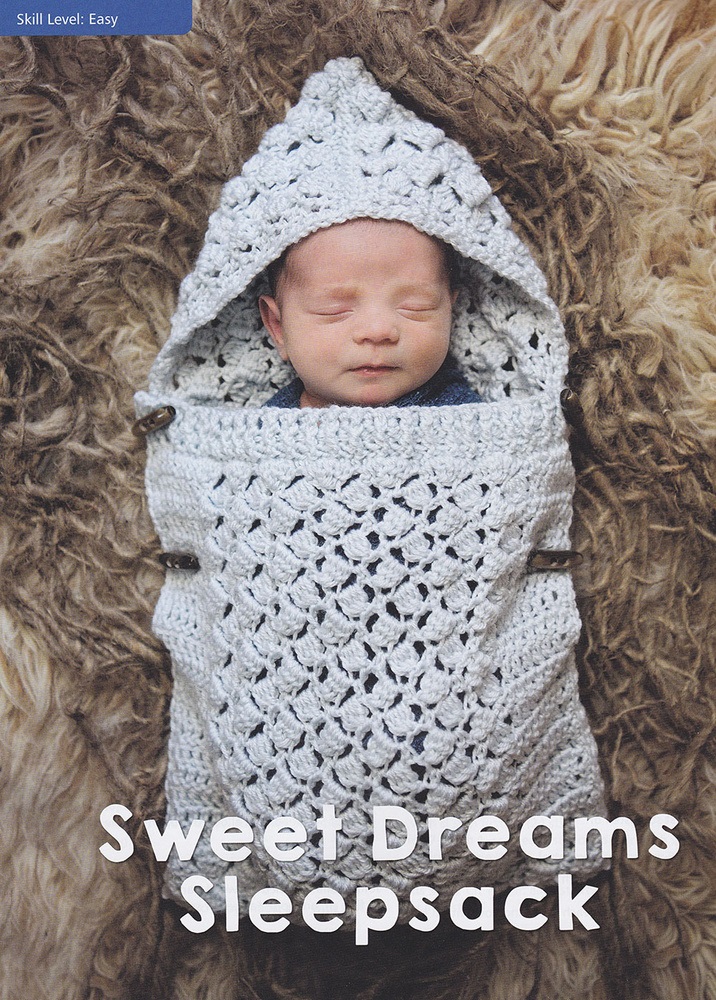 The Sweet Dreams Crochet Baby Sleepsack Pattern by Kristi Simpson, from the book <em>Adorable Baby Crochet</em>, published by Stackpole Books