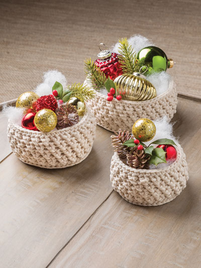 Beautiful Basket Patterns to Crochet, From the Big Book of Christmas Crochet, Published by Annie's