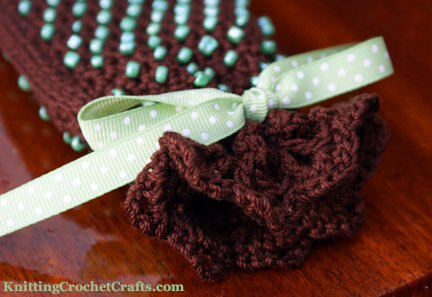 Beaded Crochet Gadget Cozy: Free Crochet Pattern
