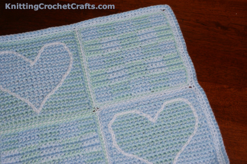 A Boy-Friendly Colorway of the Crochet Baby Blanket