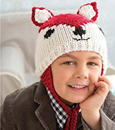 Child's Knit Fox Hat Pattern From the Book 60 Quick Knits for Little Kids, Published by Sixth & Spring Books