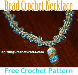 You Can Make This Sparkling Necklace Using the Bead Crochet Technique. Not many tools are needed for making this necklace; visit the free pattern to see a suggested materials list.