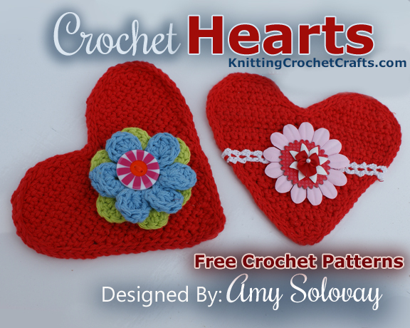 Decorate Your Crochet Hearts