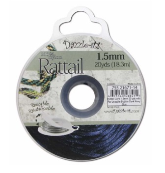Dazzle-It Rattail Cord Is a Popular Product for Jewelry Making