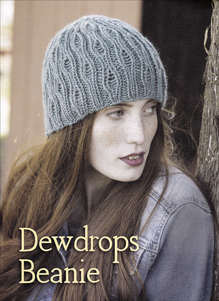 The Dewdrops Beanie Pattern from Knockout Knit Hats and Hoods by Diane Serviss, published by Stackpole Books