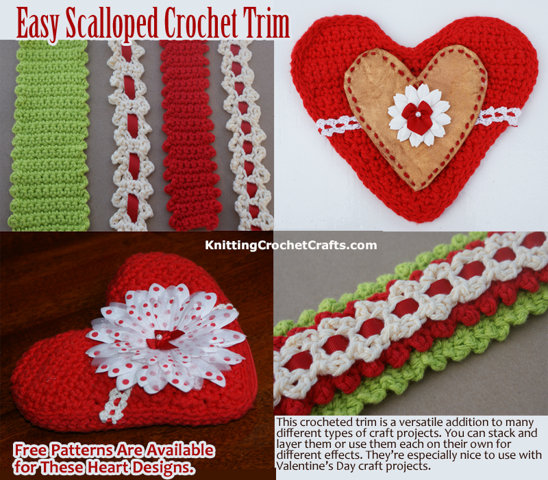 Easy Scalloped Crochet Trim