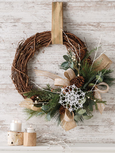 DIY Winter Wonderland Wreath From Annie's Christmas Special Edition