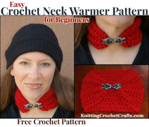 Easy Crochet Neck Scarf Pattern for Beginners