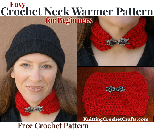 Easy Crochet Neck Warmer Pattern for Beginners