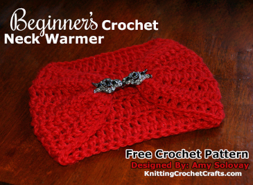 Beginner's Crochet Neck Warmer: Free Pattern; Photo © Amy Solovay
