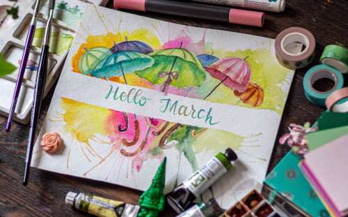 Hello March! Read on to Find Craft Ideas for the Month of March. Photo Courtesy of Elena Mozhvilo.