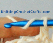To Begin Working a Double Crochet Stitch, First Wrap the Yarn Over Your Crochet Hook