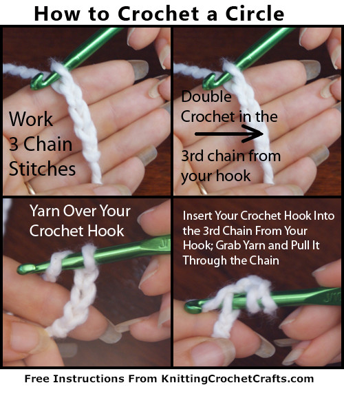 Learn How to Crochet a Circle: Free Instructions by Amy Solovay