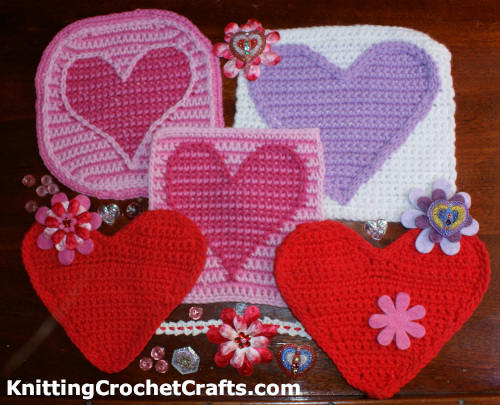 Hearts to Crochet for Valentine's Day or Any Time