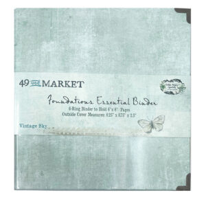 49 and Market Foundations 6x8 6-Ring Binder in the Vintage Sky (Blue) Color; There are also sage green and cream-colored versions of this album available.