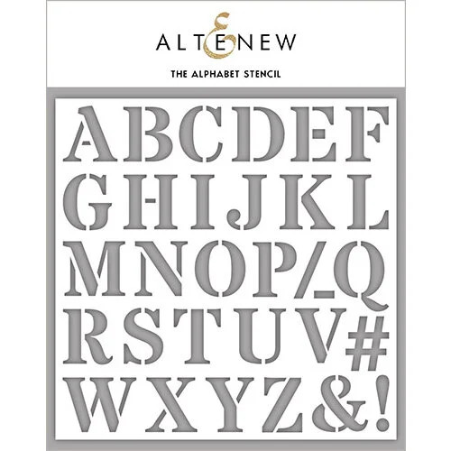 Alphabet Stencil by Altenew