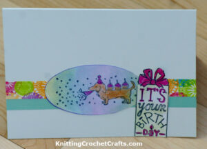 It's Your Birthday Card With Hero Arts and Stamping Village Stamp
